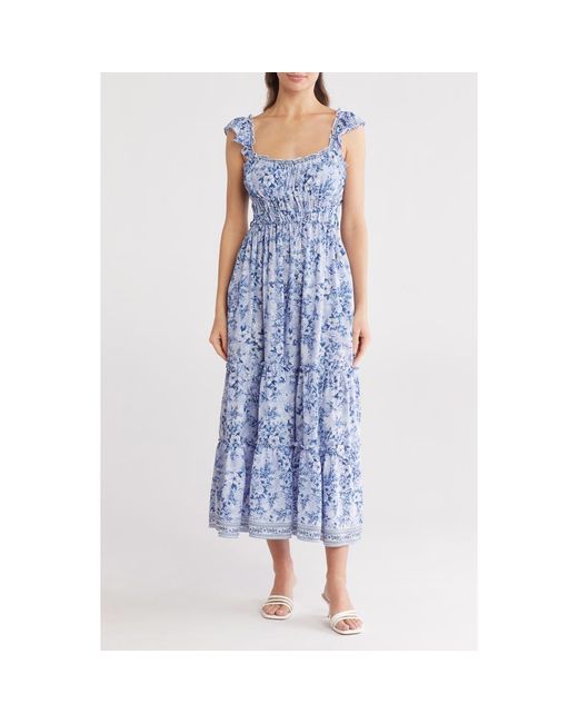 maxi dress button down front Fit & Flare Button Front Maxi Dress