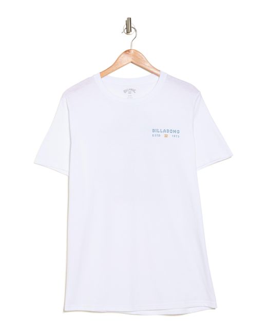 Billabong White Shakahbrah Cotton Graphic T-shirt for men