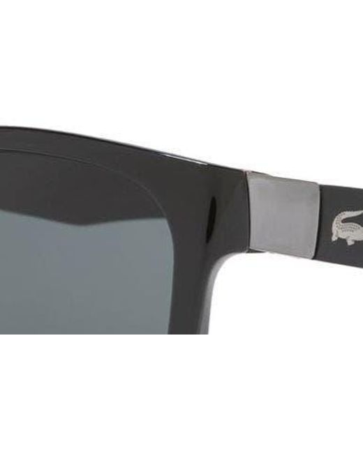 Lacoste Black 54mm Square Sunglasses
