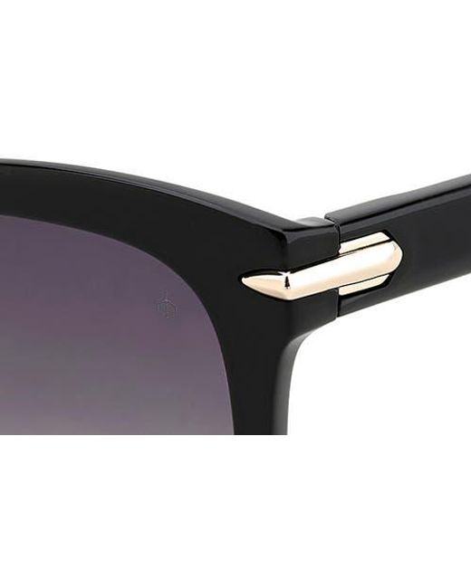 Rag & Bone Black 55Mm Square Sunglasses