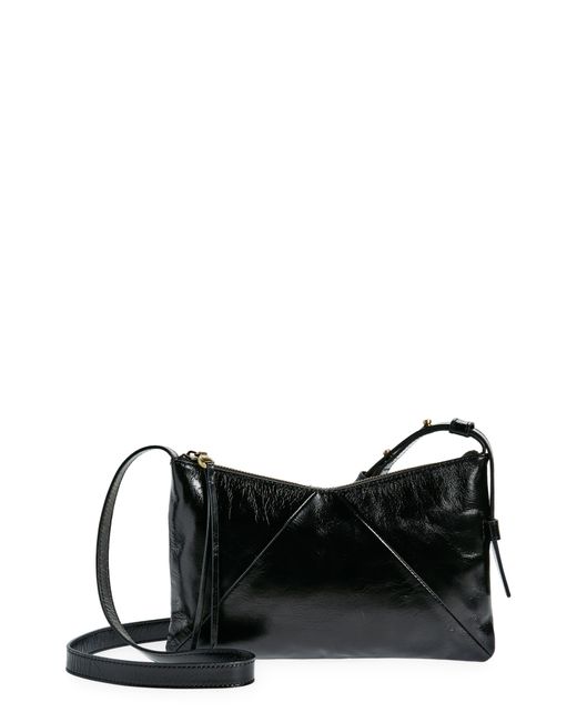 Hobo International Black Paulette Small Leather Crossbody Bag