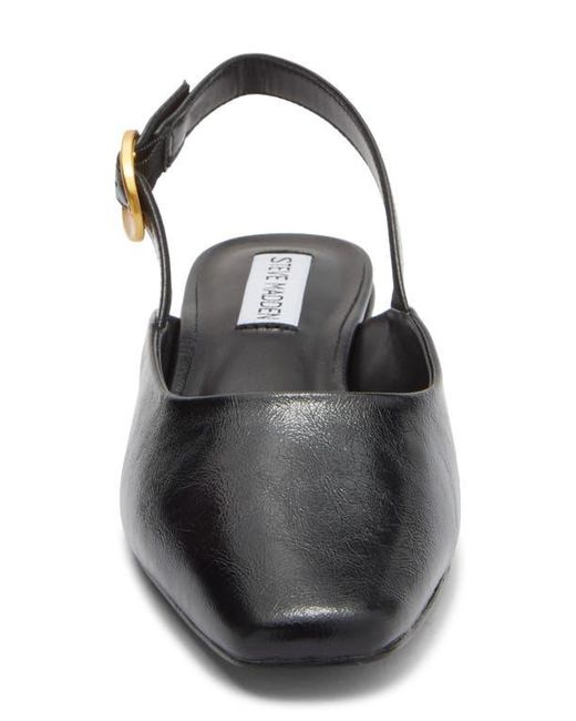 Steve Madden Black Diona Slingback Pump