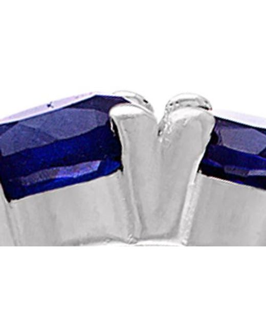 FZN Blue Filigree Hoop Earrings