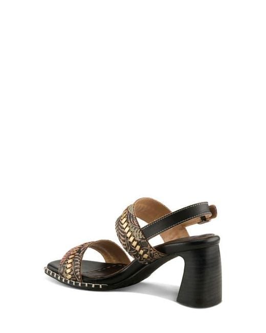 Spring Step Metallic Starstud Slingback Sandal