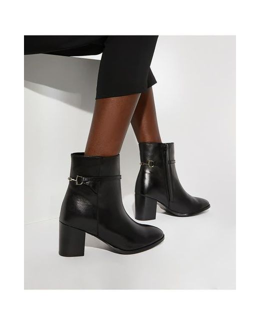 Dune Black Patos Bootie