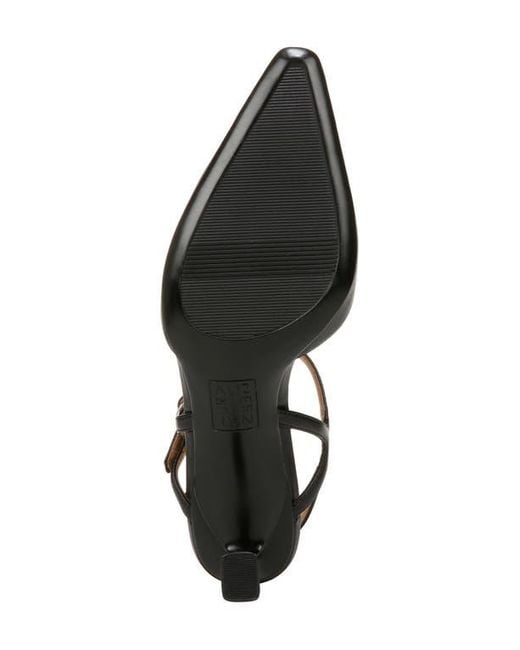 Naturalizer Black Tara Ankle Strap Pump