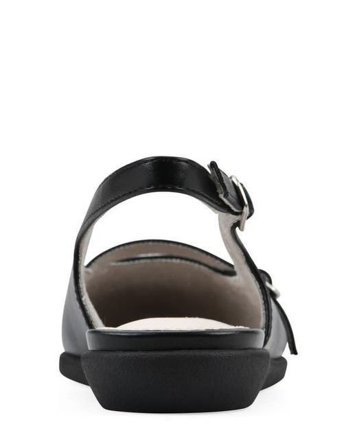 White Mountain White Milona Slingback Flat