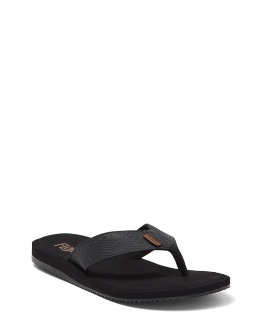 flojos brown flip flops