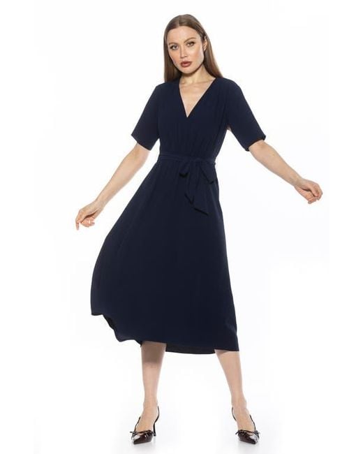 fit and flare dress with belt Exude Warmth Fit & Flare Dress with Belt (Wine) main image 1