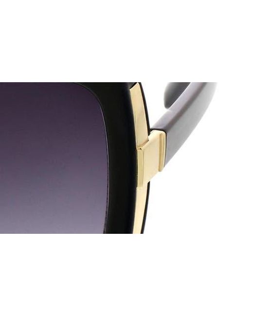 BCBGMAXAZRIA Purple 52Mm Gradient Square Sunglasses