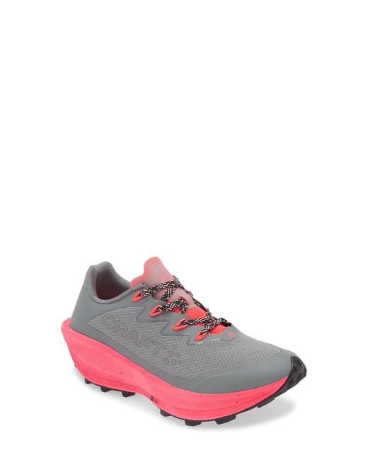C.r.a.f.t Pink Ctm Ultra Carbon Trail Running Shoe