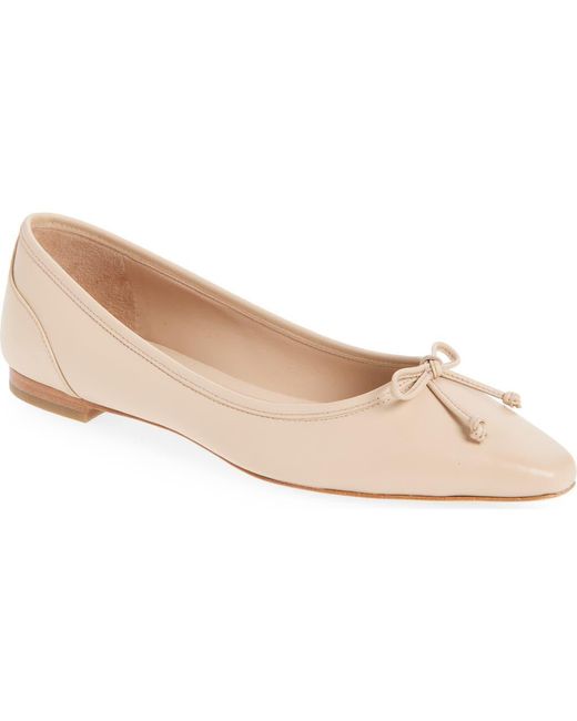 Cole Haan Natural Chlea Pointed Toe Ballet Flat