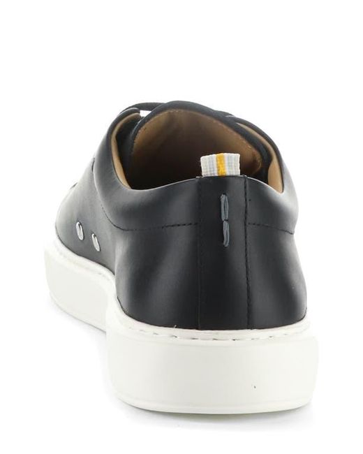 Ambitious Black Leather Sneaker for men