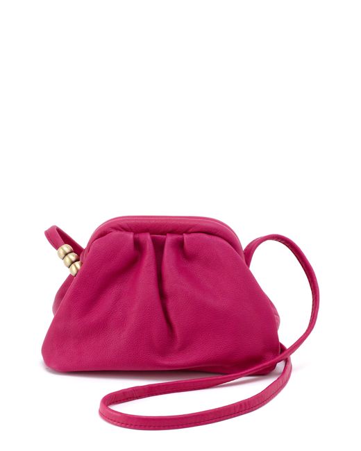 Hobo International Pink Adalyn Framed Leather Crossbody Bag