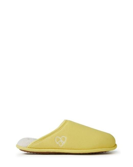 Dearfoams Yellow Riley Pride Scuff Slipper for men