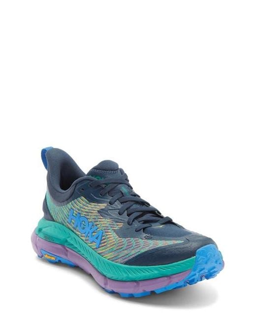 Hoka One One Blue Mafate Speed 4 Trail Running Shoe for men