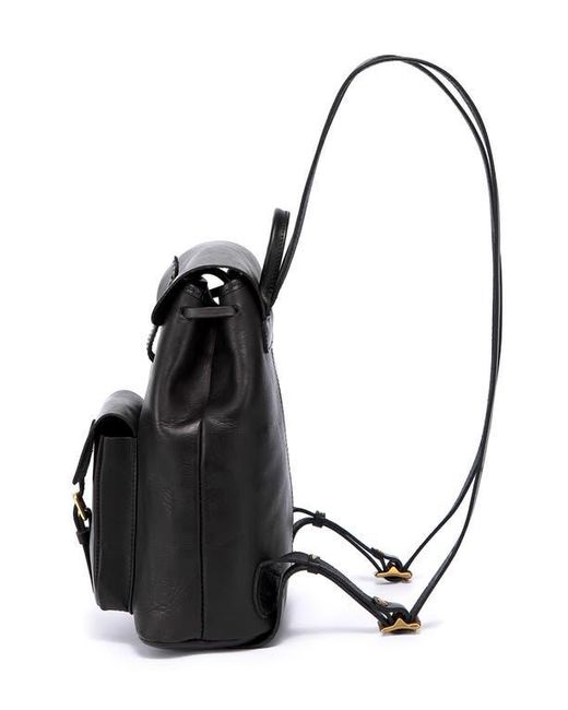 Old Trend Black Isla Small Leather Backpack