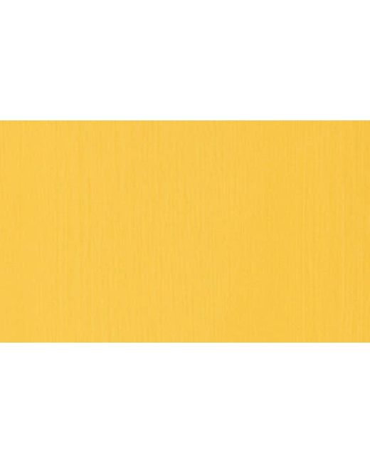 DKNY Yellow Puff Sleeve Tie Waist Dress