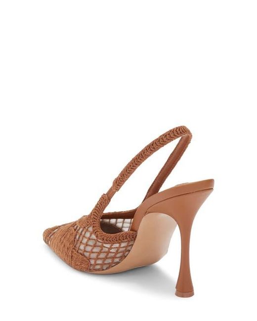 Steve Madden Brown Beverlie Pointed Toe Slingback Pump