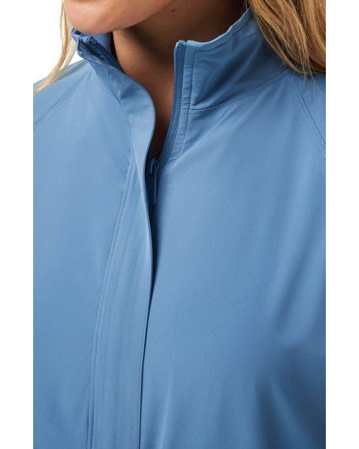 Travis Mathew Blue Post Match Zip Jacket
