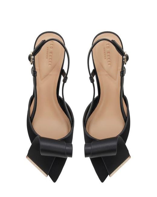 Ted Baker Black Romy Pointed Toe Slingback Pump