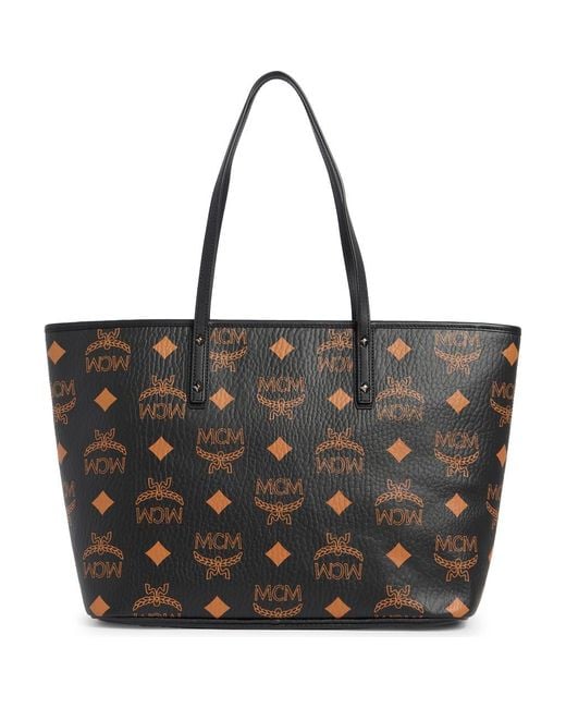 MCM Black Aren Tote Bag