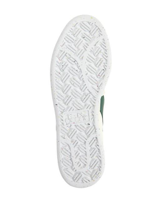 Diadora White Mi Basket Row Sneaker for men