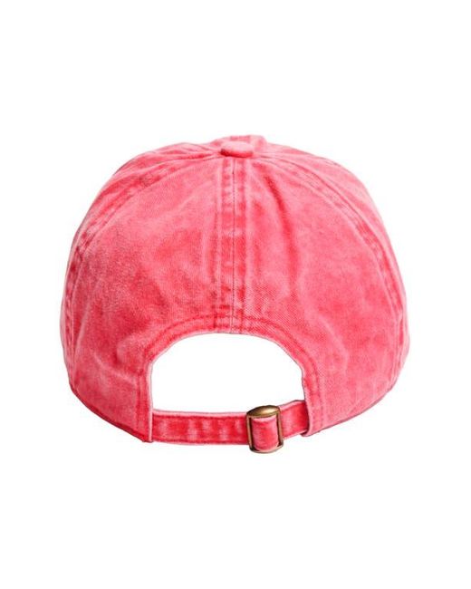 David & Young Pink Hot Girls Eat Pasta Cotton Baseball Cap