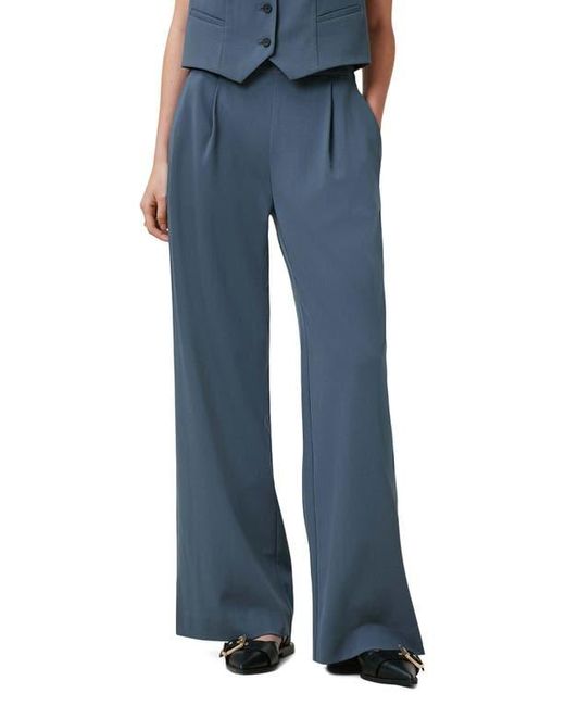 AllSaints Blue Aleida Wide Leg Pants