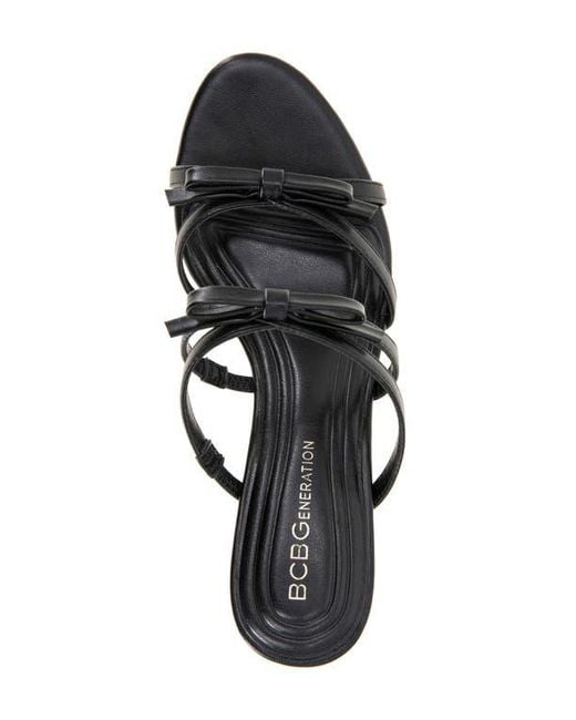 BCBGeneration Black Sarina Slide Sandal