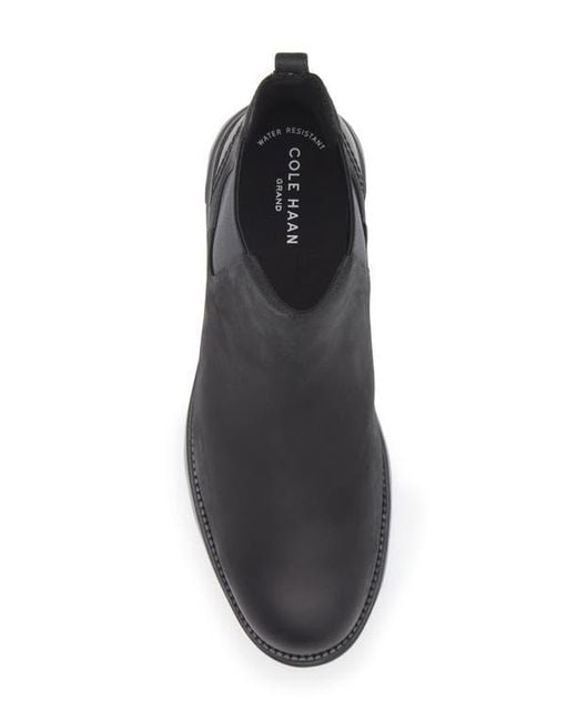 Cole Haan Black Grand Atlantic Chelsea Boot for men