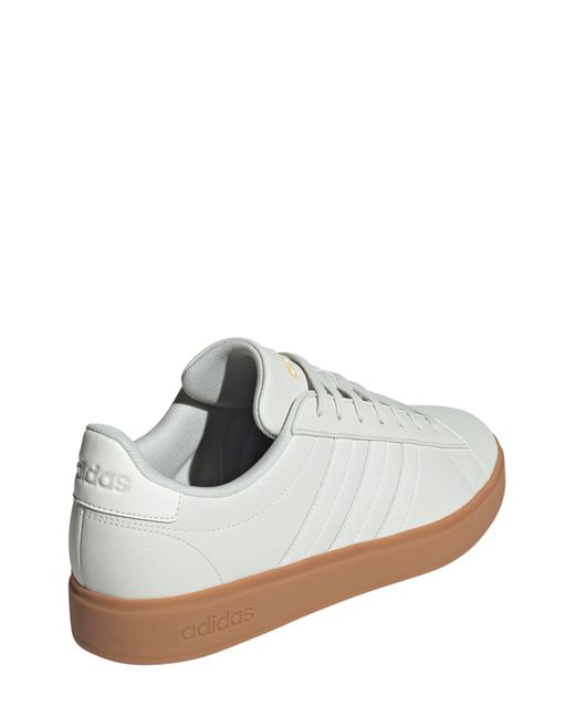 Adidas White Grand Court 2.0 Sneaker for men