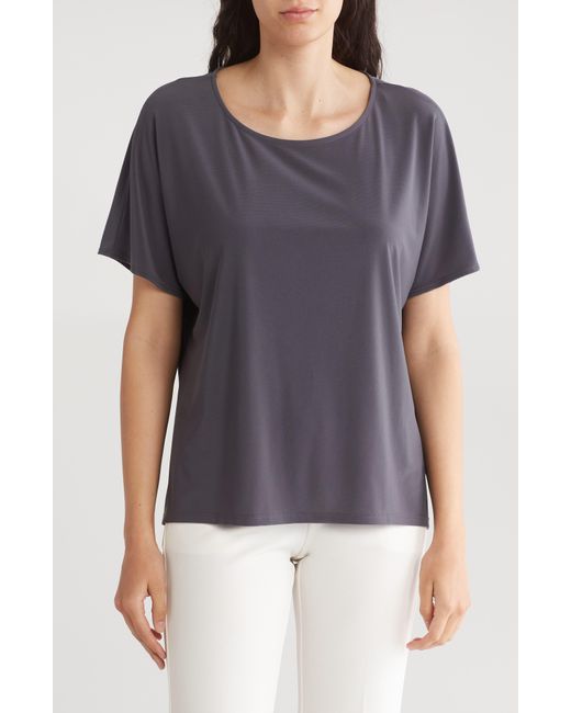 Vince Camuto Gray Dolman Sleeve High/low Top