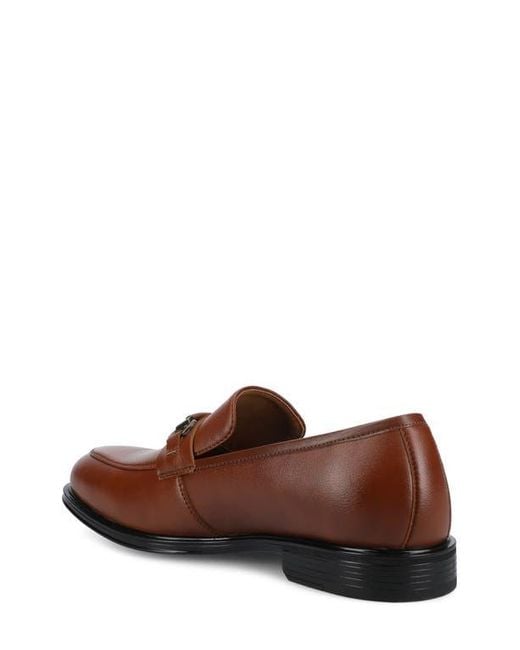 Vance Co. Brown Anthony Bit Loafer for men