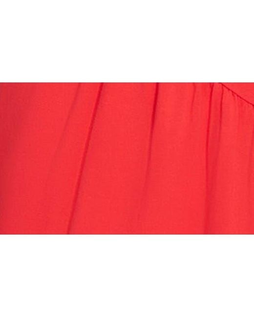 DKNY Tiered Stretch Cotton Maxi Dress