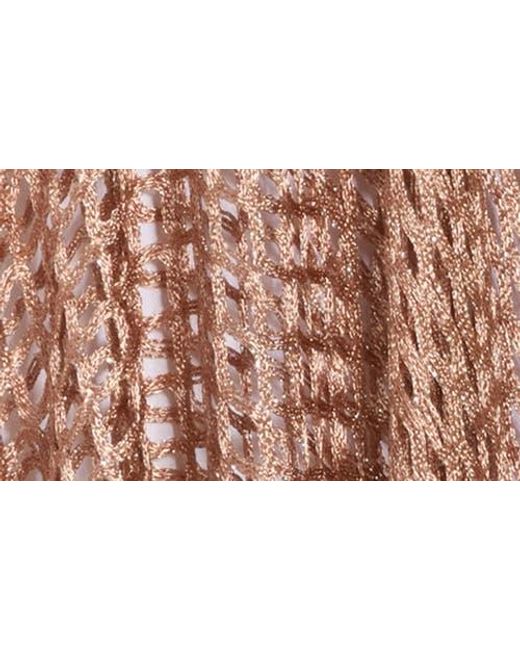 BCBGeneration Pink Mesh Topper & Hat Set