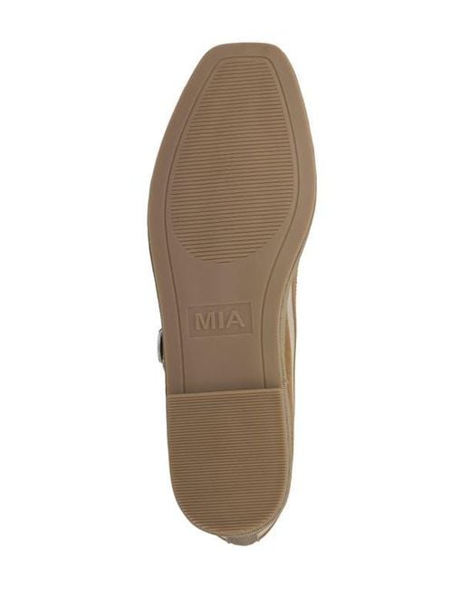 MIA Natural Morocco Mary Jane Flat