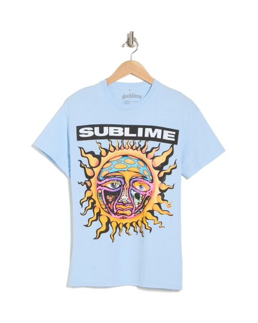 Merch Traffic Blue Sublime Sun Light Graphic T-shirt