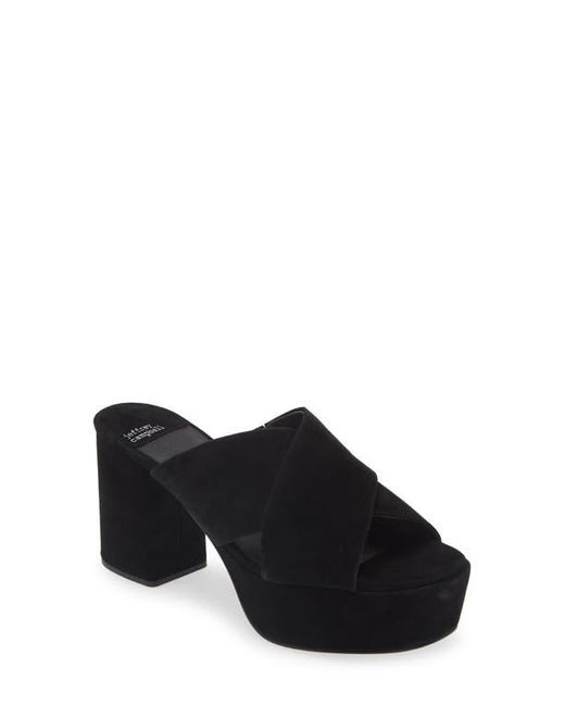 Jeffrey Campbell Black Coerce Platform Sandal