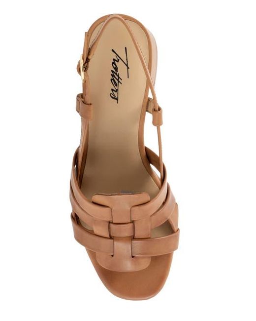Trotters Brown Luna Slingback Sandal