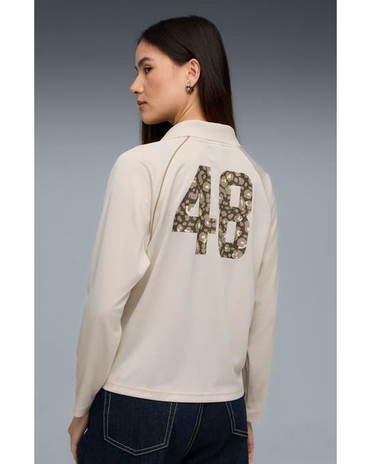 PUMA White Essentials Animal Print Logo Pullover