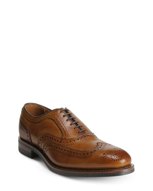 Allen Edmonds Mcallister Wingtip Oxford in Brown for Men Lyst