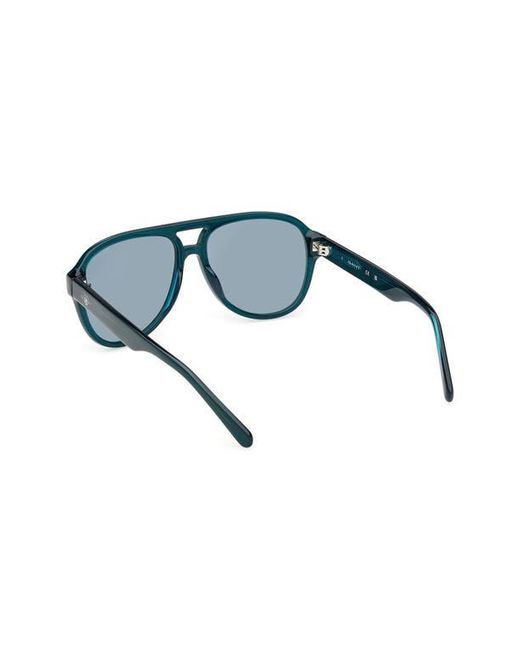 Gant Blue Pilot Sunglasses for men
