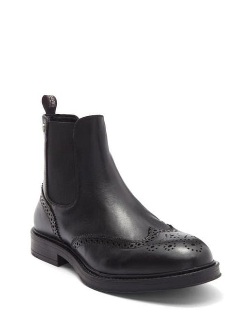 Roberto Cavalli Black Crip Chelsea Boot for men