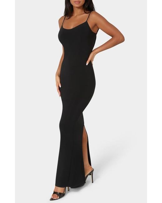 Bebe Black Backless Maxi Dress