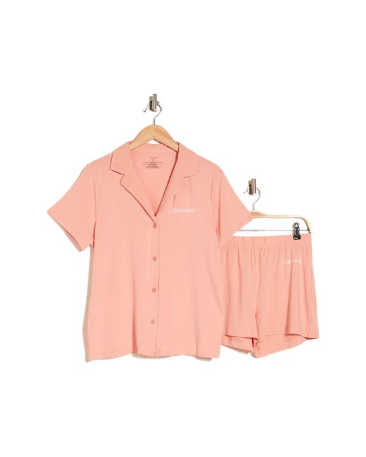 Calvin Klein Pink Short Pajamas
