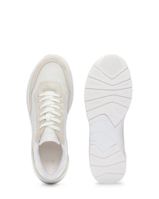 Boss White Skylar Sneaker