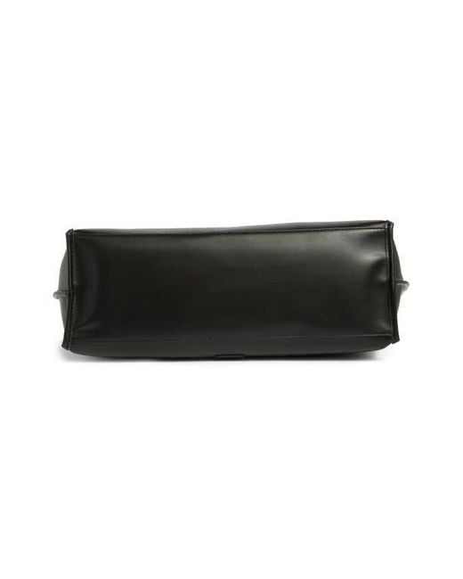 BCBGMAXAZRIA Black Double Handle Tote Bag