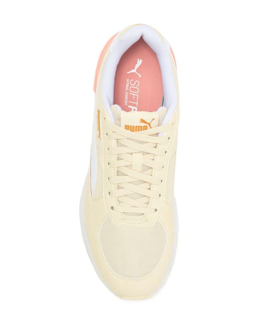 PUMA White Lace-up Graviton Sneaker