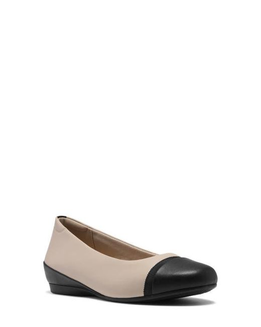 Clarks Black Cathrynn Skimmer Flat